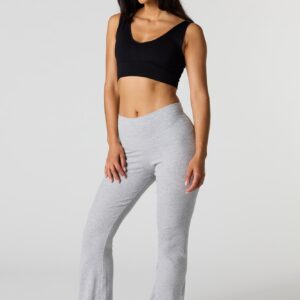 Active Ribbed Flare Pant