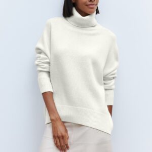 Anti-Pilling Loose Turtleneck Sweater